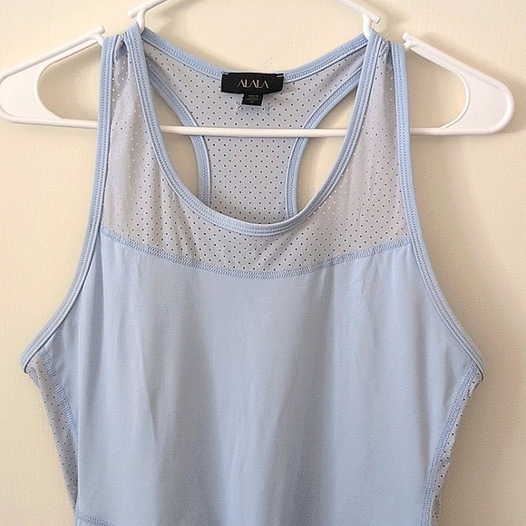 ALALA Womens Medium Racerback Serena Tennis Dress Blue Athleisure Sporty Golf - Picture 3 of 8